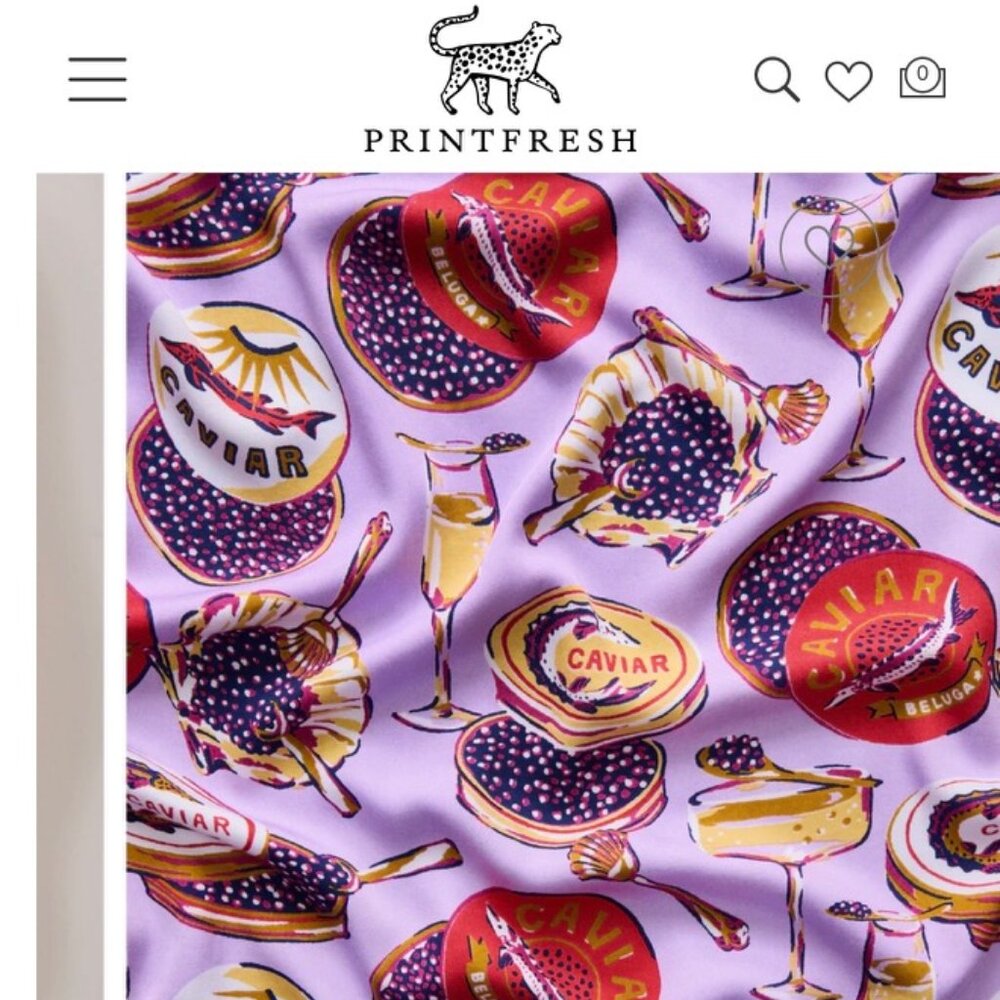 Printfresh Eco Satin Rittenhouse Set in Champagne and Cavier